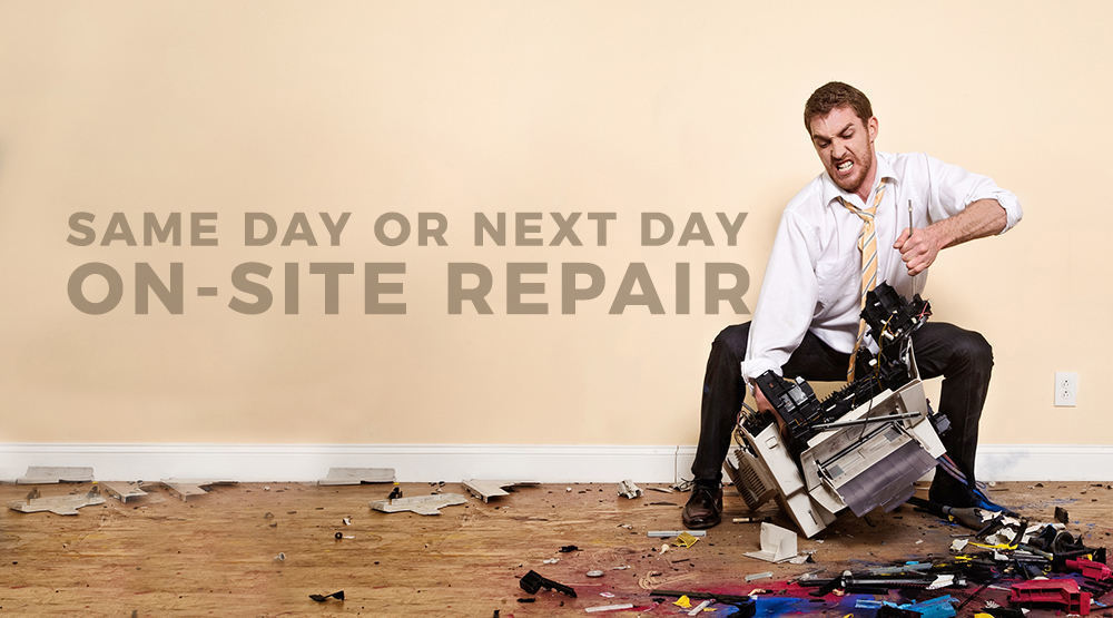 Same day or next day on-site repair for your SE Wisconsin office printers