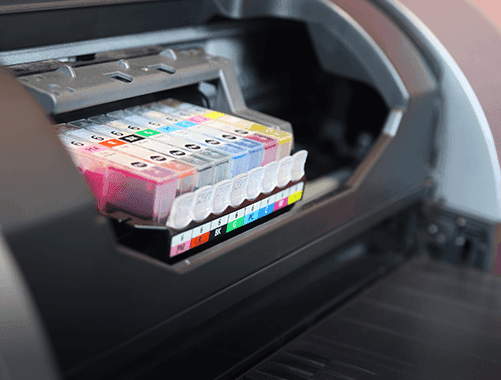 Multi-color inkjet printers for high quality office documents